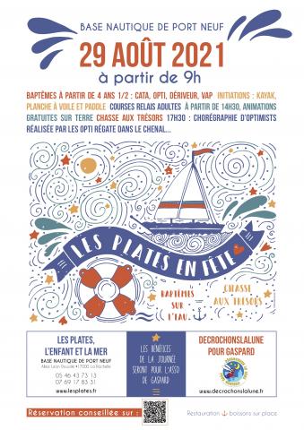 affiche les plates en fêtes pour soutenir Gaspard